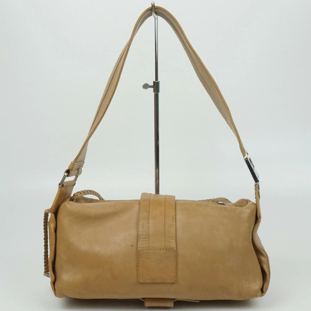 Christian Dior Flight Bag Brown Leather Shoulder